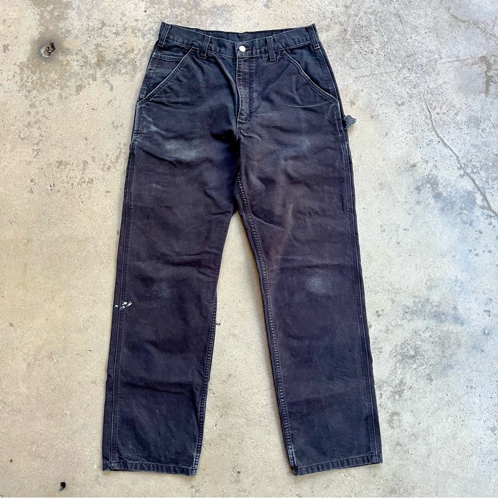 Carhartt Black Duck Canvas Carpenter Pants 32 - image 1